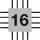 16 kabelinvoeren