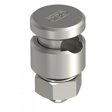 Skjøtestykke Rd 8-10 mm med trykkbrakett