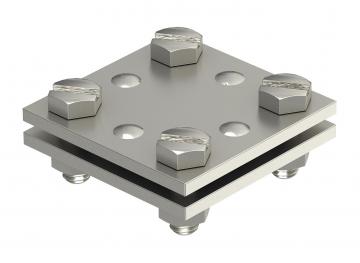 DIN-kryssforbinder for flatleder A2