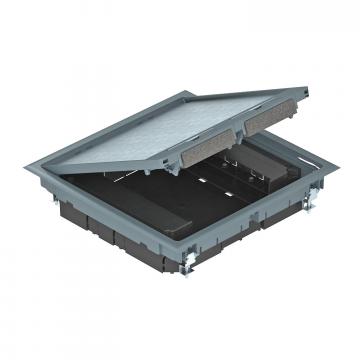 Kvadratisk apparatinnsats for gulvhøyde 55 mm