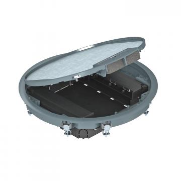 Rund apparatinnsats for gulvhøyde 55 mm