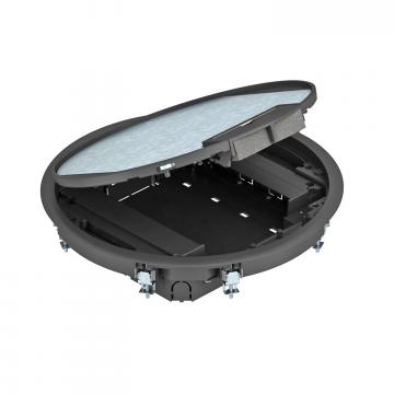 Rund apparatinnsats for gulvhøyde 55 mm