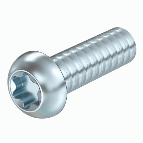 Linsehodeskrue med innvendig torx, stål 20 | M6
