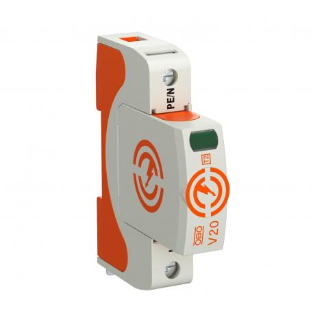 Overspenningsavleder V20, 1-polet 440 V IT nett 1 | 440 | IP20