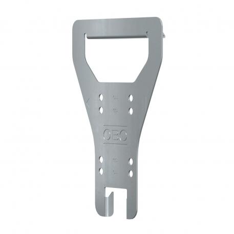 Lokkløfter for lokk av rutemønstret plate