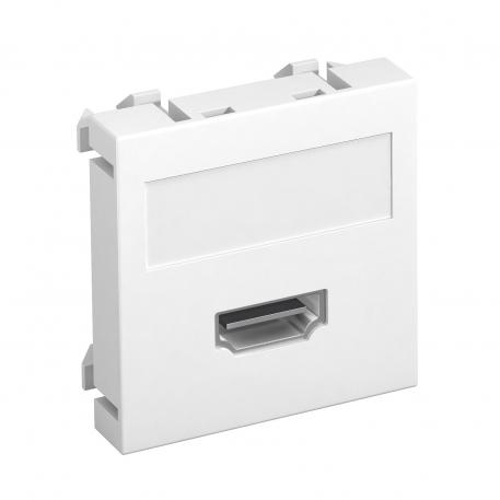 HDMI-tilkobling, 1 modul, rett uttak, med skrutilkobling