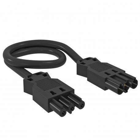Koblingsledning 3-leder , PVC, tverrsnitt 2,5 mm², ledningslengde 5 m, svart 5000 | 3 | 2,5 *