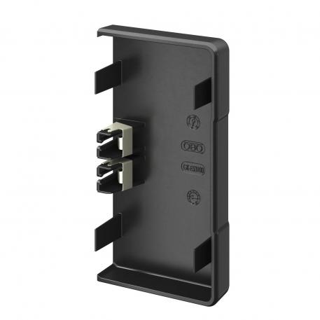 Endestykke, for installasjonskanal Rapid 45-2 type GK-53100  |  |  |  | dyp svart; RAL 9005