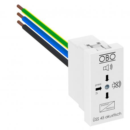 Overspenningsvernmodul for Modul 45 med akustisk signalisering 255 | IP20