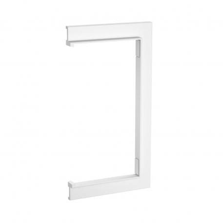 Veggavslutningslokk BRK WA 70 160 | 84 | ren hvit; RAL 9010