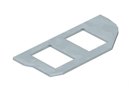 Monteringsplate for montering av datakontakter i GESRM2, 2 x type A 2 | Type A