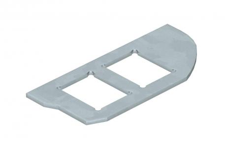 Monteringsplate for montering av datakontakter i GESRM2, 2 x type C 2 | Type C