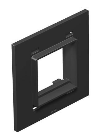 Dekkplate Telitank T4L/T8NL, Modul 45®-Installasjonsåpning grafittsvart; RAL 9011